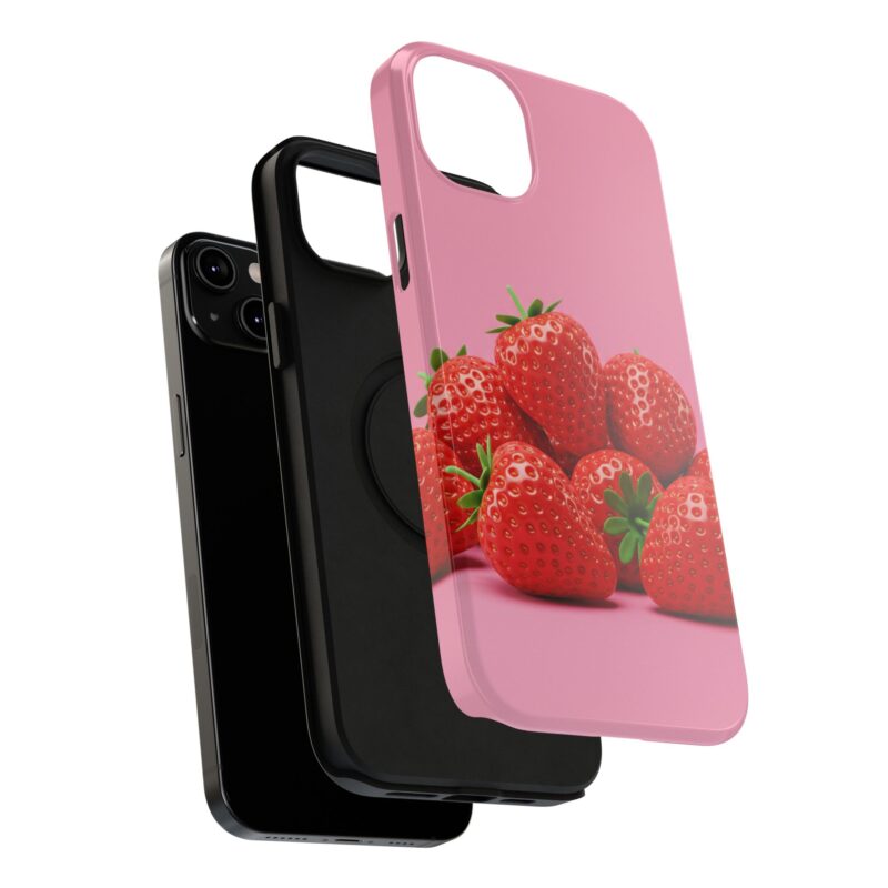 Strawberry Pink Impact-Resistant Phone Case - Cute Summer Vibe - Image 116