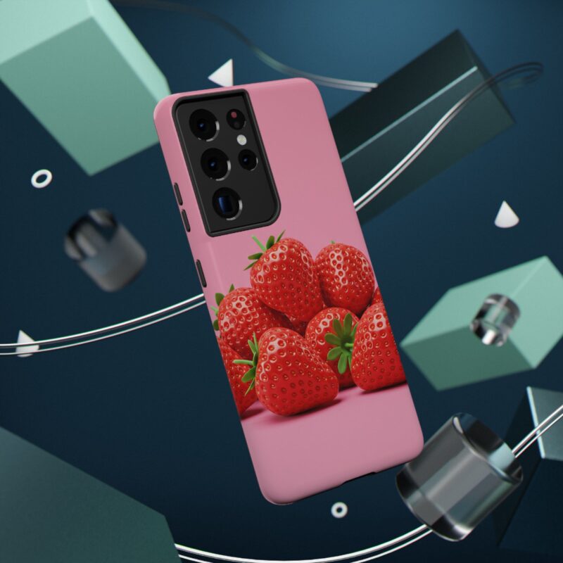 Strawberry Pink Impact-Resistant Phone Case - Cute Summer Vibe - Image 30