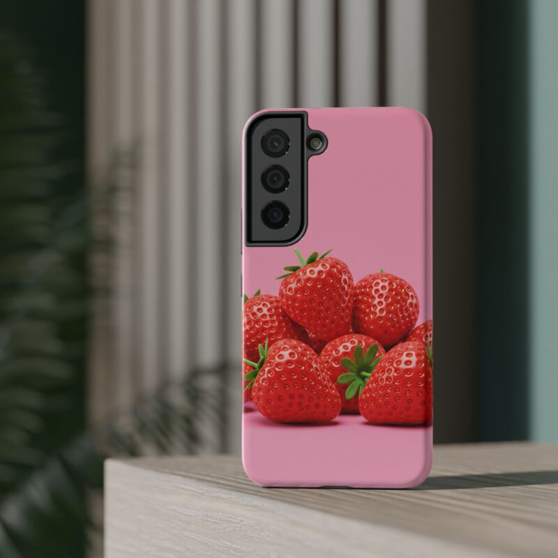 Strawberry Pink Impact-Resistant Phone Case - Cute Summer Vibe - Image 55