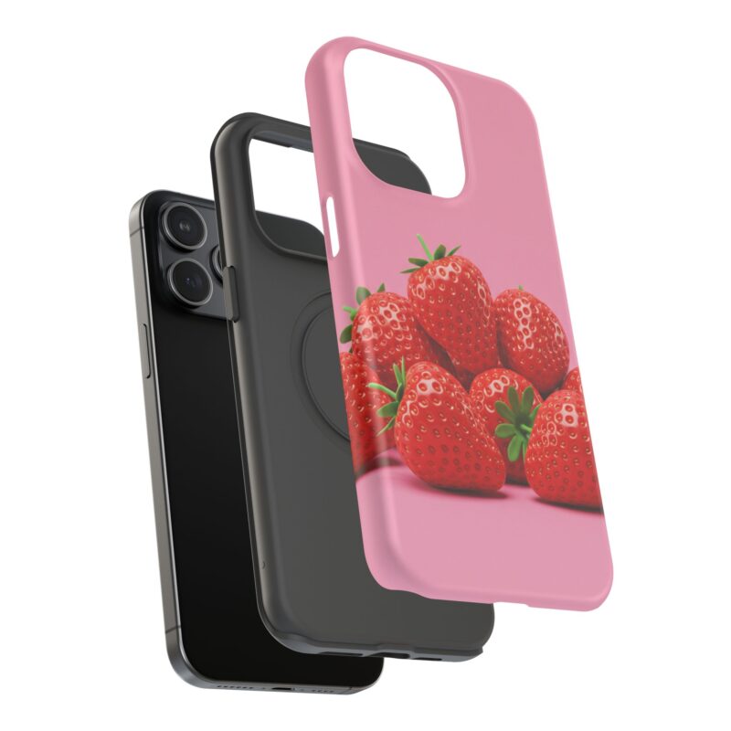 Strawberry Pink Impact-Resistant Phone Case - Cute Summer Vibe - Image 96