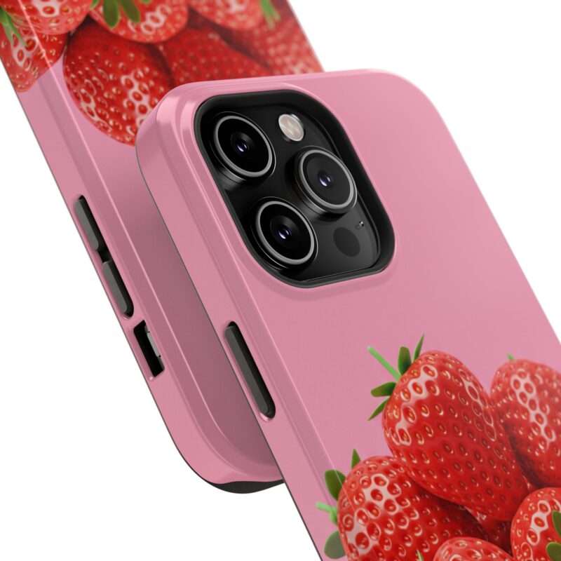 Strawberry Pink Impact-Resistant Phone Case - Cute Summer Vibe - Image 122