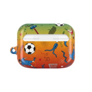 Vibrant Soccer AirPod Case | Sporty Design for Music Lovers, Unique Gift for Kids, Trendy Accessory for Athletes, Perfect for [...] - Image 2