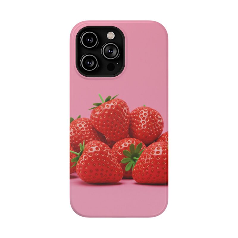 Strawberry Pink Impact-Resistant Phone Case - Cute Summer Vibe - Image 125