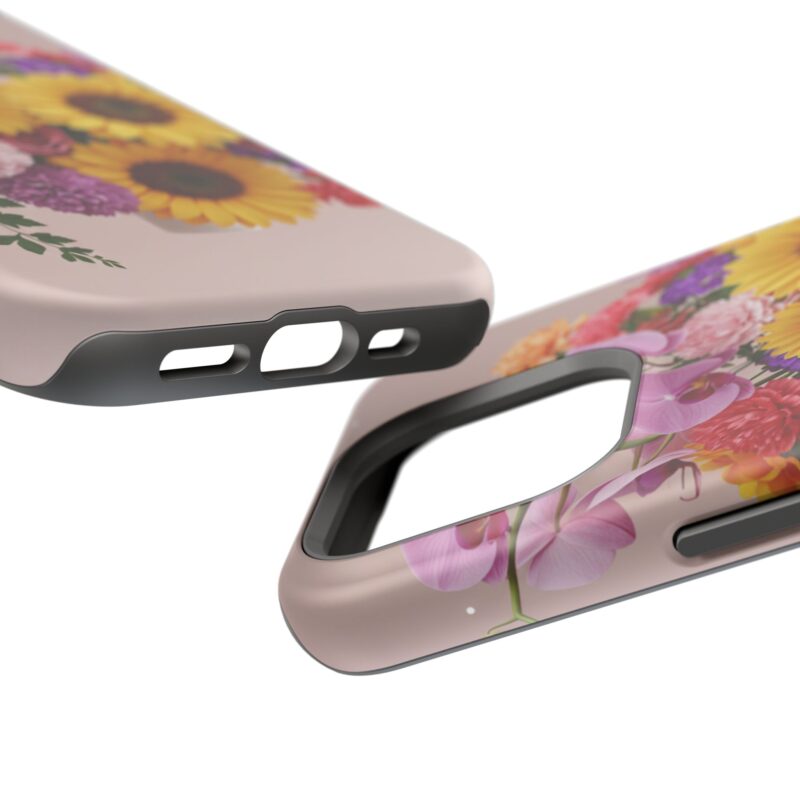 Floral Impact-Resistant Phone Case - Vibrant Sunflowers & Orchids - Image 79