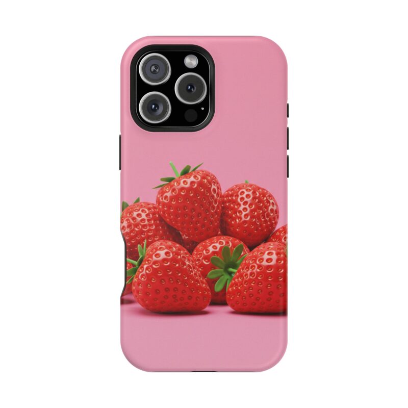 Strawberry Pink Impact-Resistant Phone Case - Cute Summer Vibe - Image 141