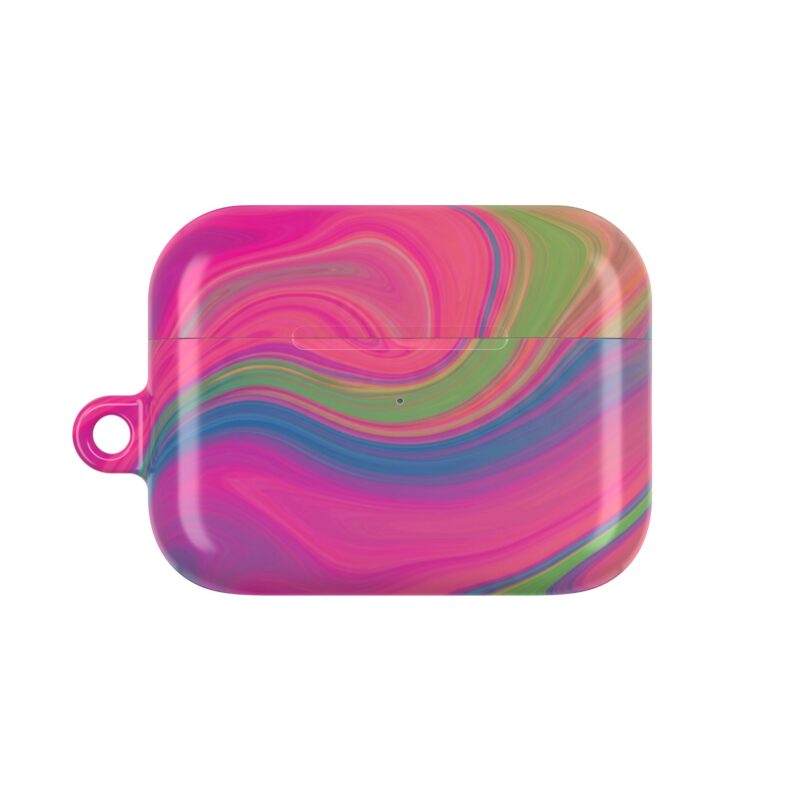 Colorful Abstract AirPod Case - Unique Design for Music Lovers, Perfect Gift for Teens, Women, and Tech Enthusiasts, Stylish and Durable - Image 5