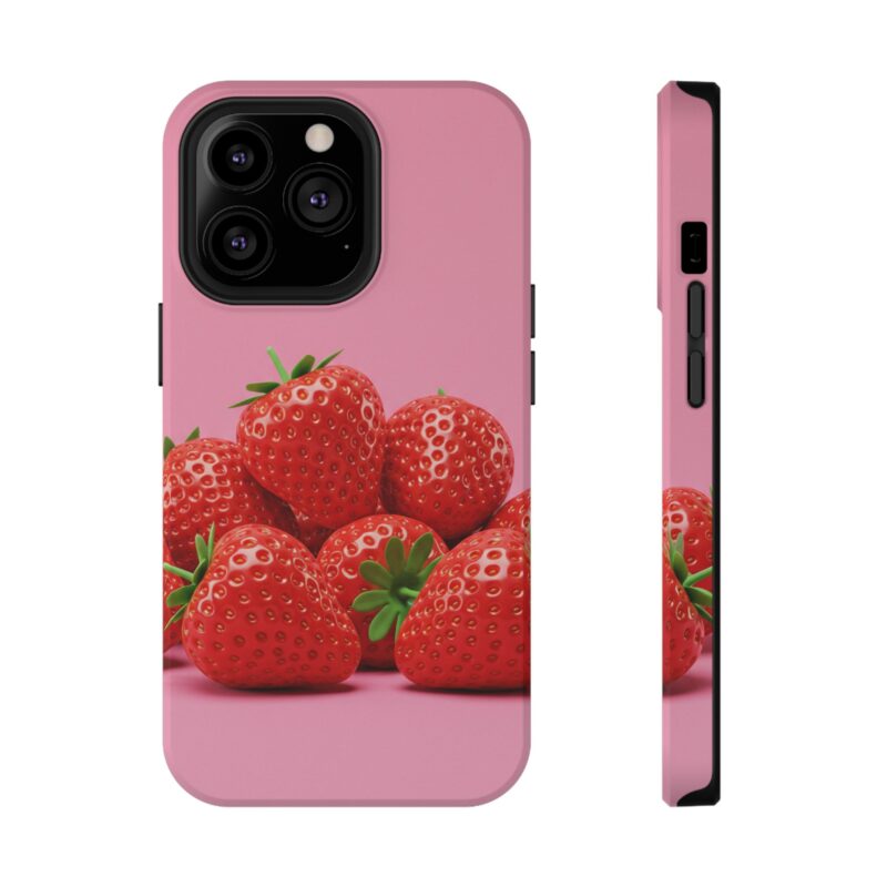 Strawberry Pink Impact-Resistant Phone Case - Cute Summer Vibe - Image 16