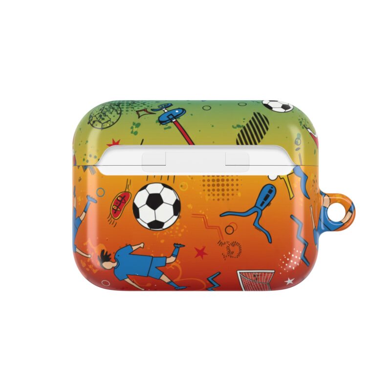 Vibrant Soccer AirPod Case | Sporty Design for Music Lovers, Unique Gift for Kids, Trendy Accessory for Athletes, Perfect for [...] - Image 6