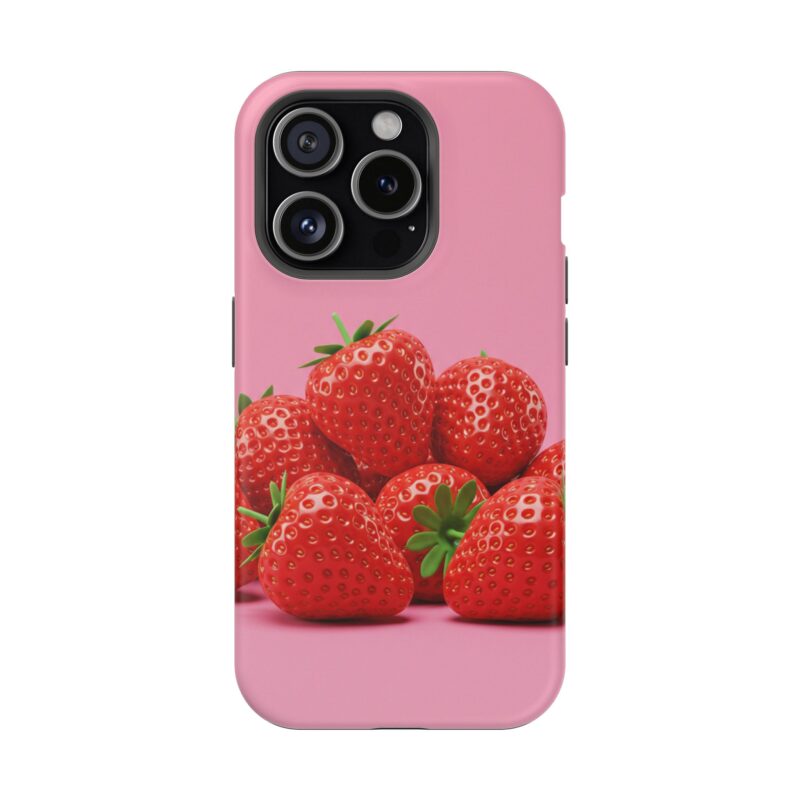 Strawberry Pink Impact-Resistant Phone Case - Cute Summer Vibe - Image 77