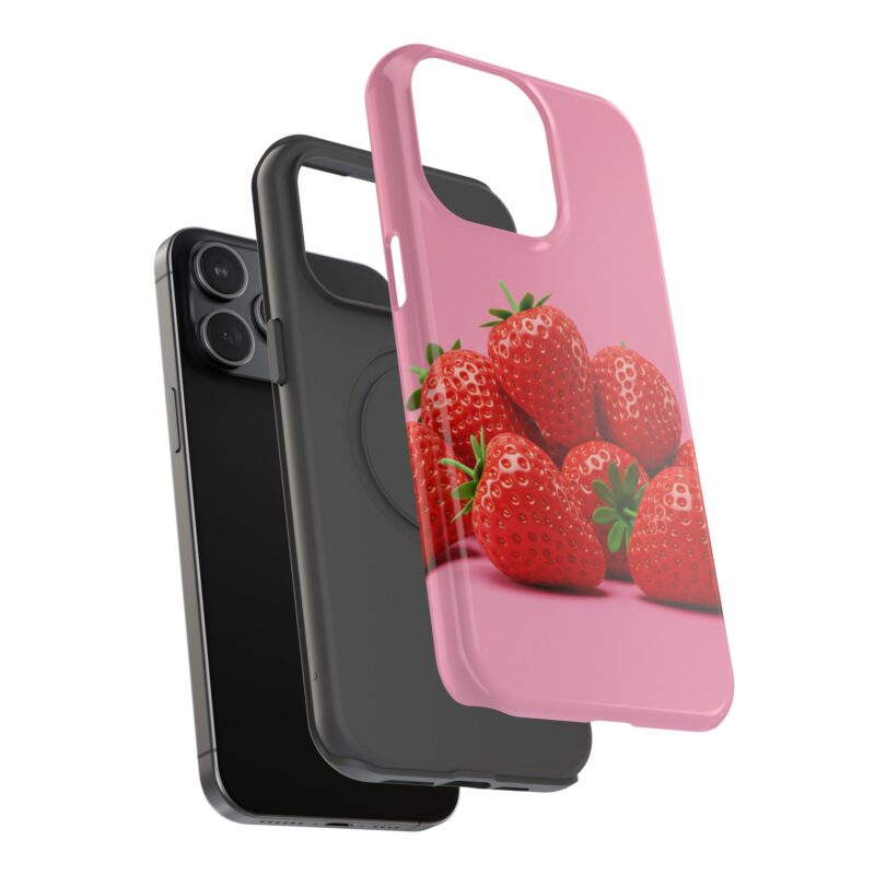 Strawberry Pink Impact-Resistant Phone Case - Cute Summer Vibe - Image 92