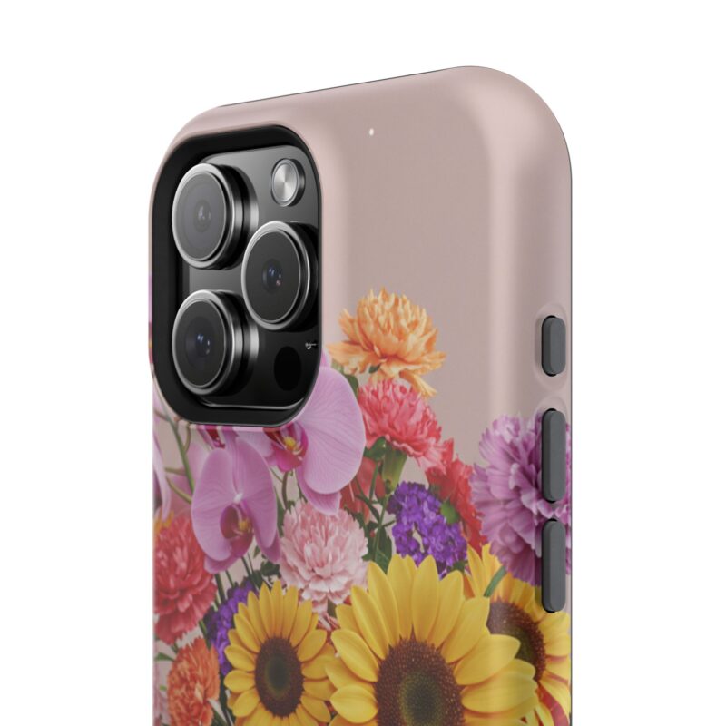 Floral Impact-Resistant Phone Case - Vibrant Sunflowers & Orchids - Image 144