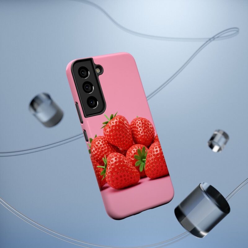 Strawberry Pink Impact-Resistant Phone Case - Cute Summer Vibe - Image 56