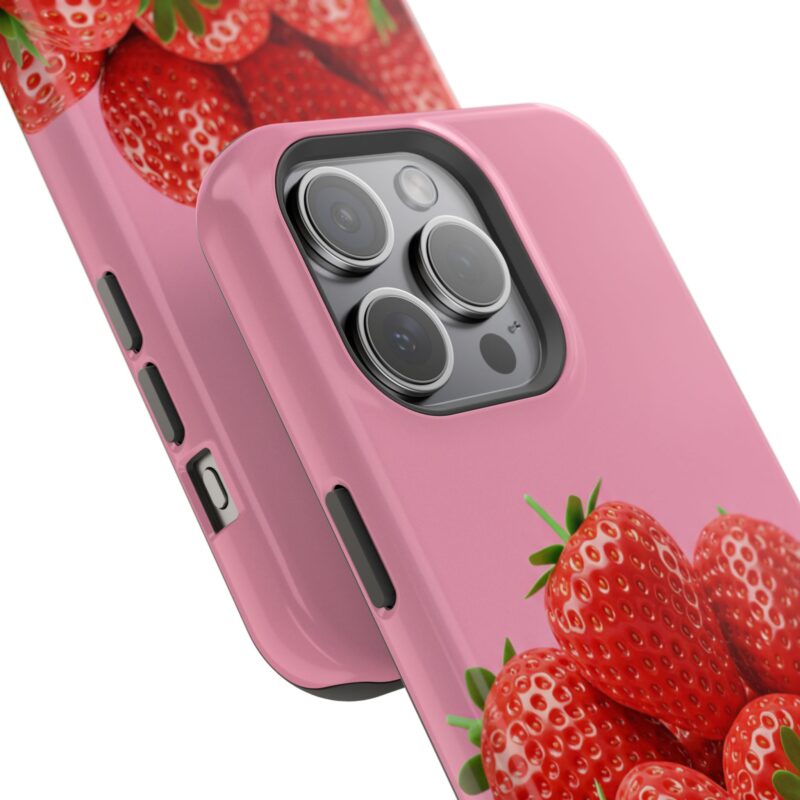 Strawberry Pink Impact-Resistant Phone Case - Cute Summer Vibe - Image 90