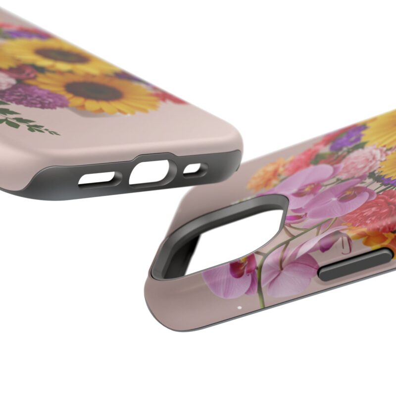 Floral Impact-Resistant Phone Case - Vibrant Sunflowers & Orchids - Image 71