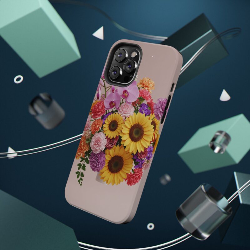 Floral Impact-Resistant Phone Case - Vibrant Sunflowers & Orchids - Image 50