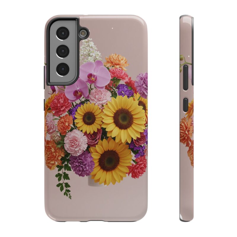 Floral Impact-Resistant Phone Case - Vibrant Sunflowers & Orchids - Image 57