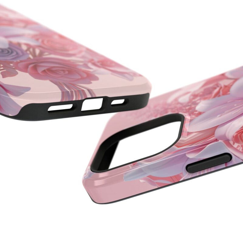 Floral Impact-Resistant Phone Case - Vibrant Pink Flower Design - Image 123