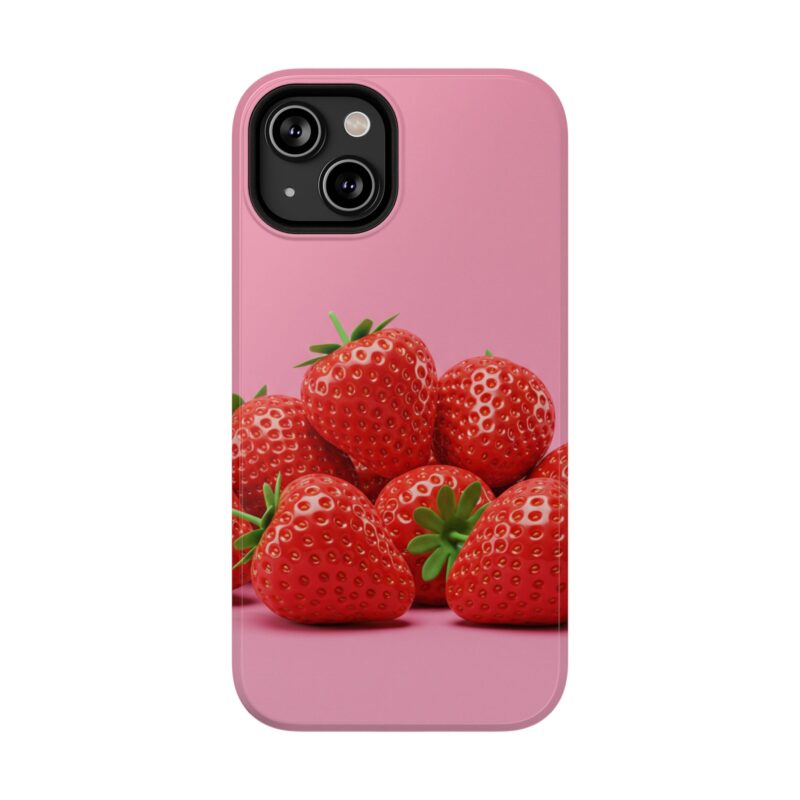 Strawberry Pink Impact-Resistant Phone Case - Cute Summer Vibe - Image 97