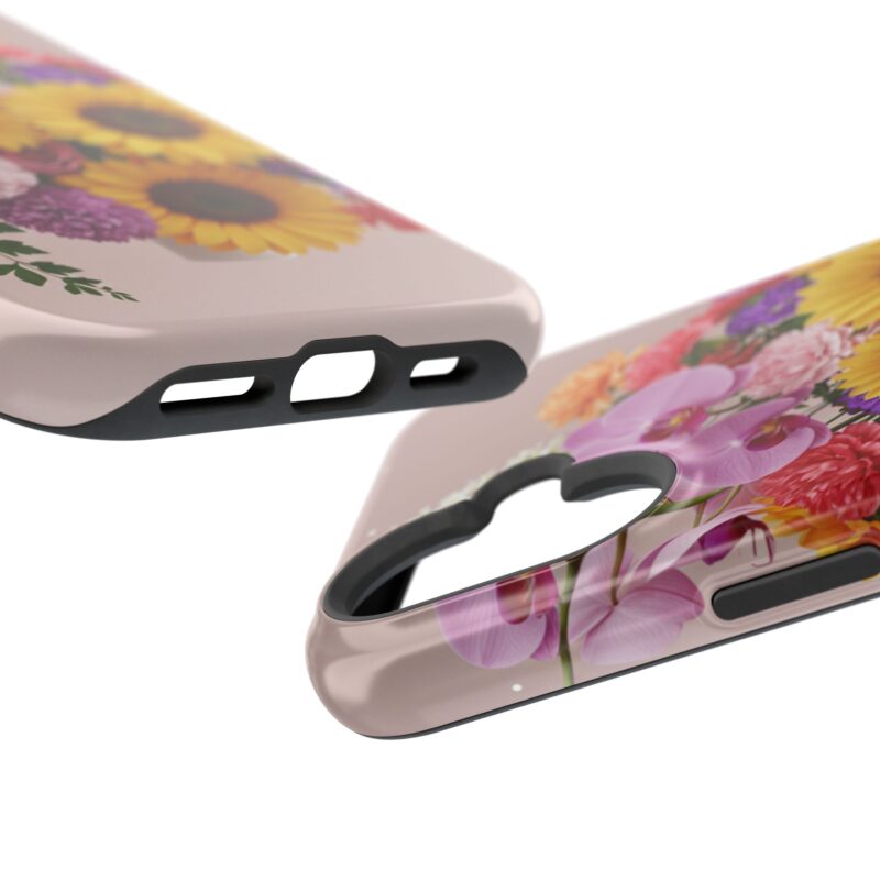 Floral Impact-Resistant Phone Case - Vibrant Sunflowers & Orchids - Image 147