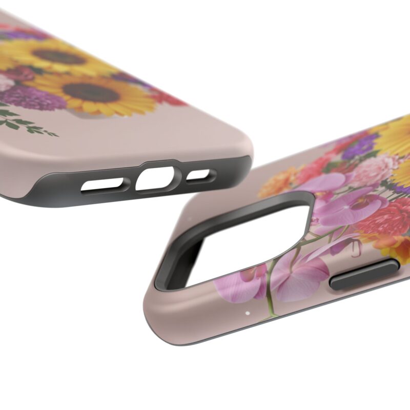 Floral Impact-Resistant Phone Case - Vibrant Sunflowers & Orchids - Image 95