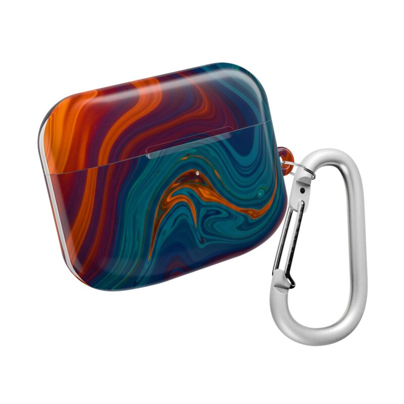 Colorful Marble AirPod Case - Stylish & Protective Accessory - Image 3