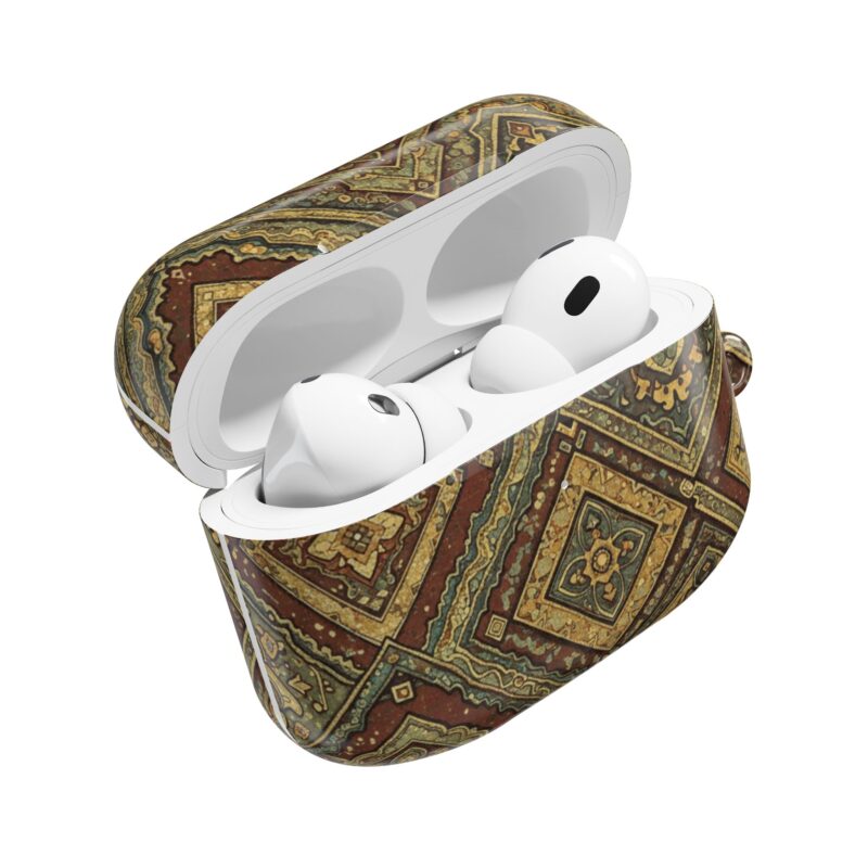 Vintage Pattern AirPod Case - Stylish & Unique Protection for Your Earbuds - Image 4