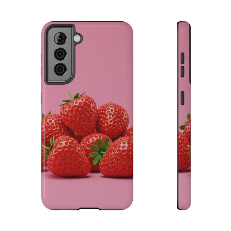 Strawberry Pink Impact-Resistant Phone Case - Cute Summer Vibe - Image 25