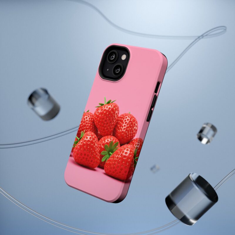 Strawberry Pink Impact-Resistant Phone Case - Cute Summer Vibe - Image 6