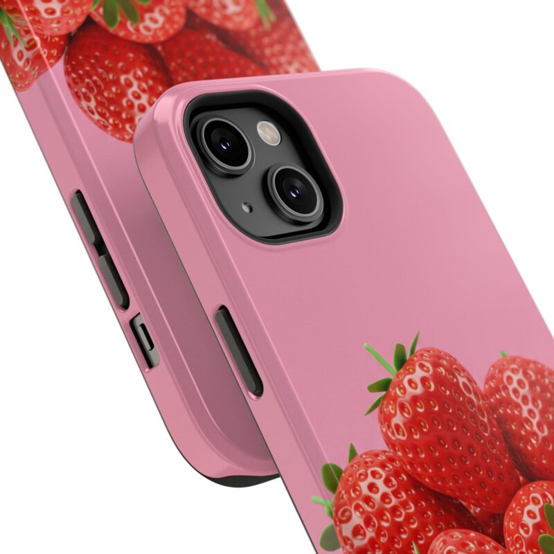 Strawberry Pink Impact-Resistant Phone Case - Cute Summer Vibe - Image 114