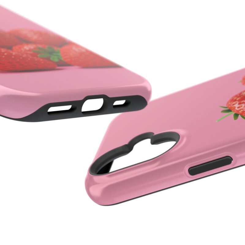Strawberry Pink Impact-Resistant Phone Case - Cute Summer Vibe - Image 155