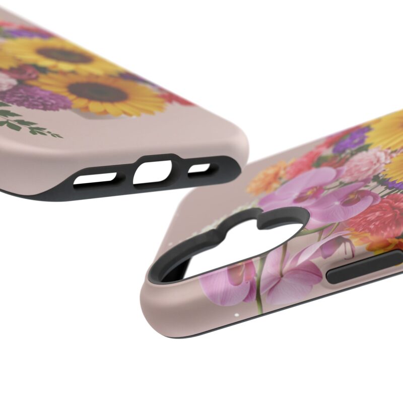 Floral Impact-Resistant Phone Case - Vibrant Sunflowers & Orchids - Image 151