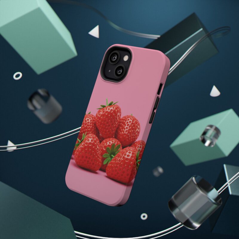Strawberry Pink Impact-Resistant Phone Case - Cute Summer Vibe - Image 5