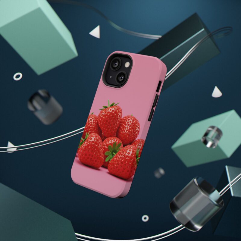 Strawberry Pink Impact-Resistant Phone Case - Cute Summer Vibe - Image 8